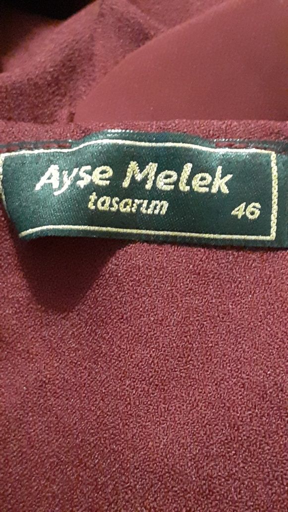 Платье Турция Ayse Melek tasarun бордо