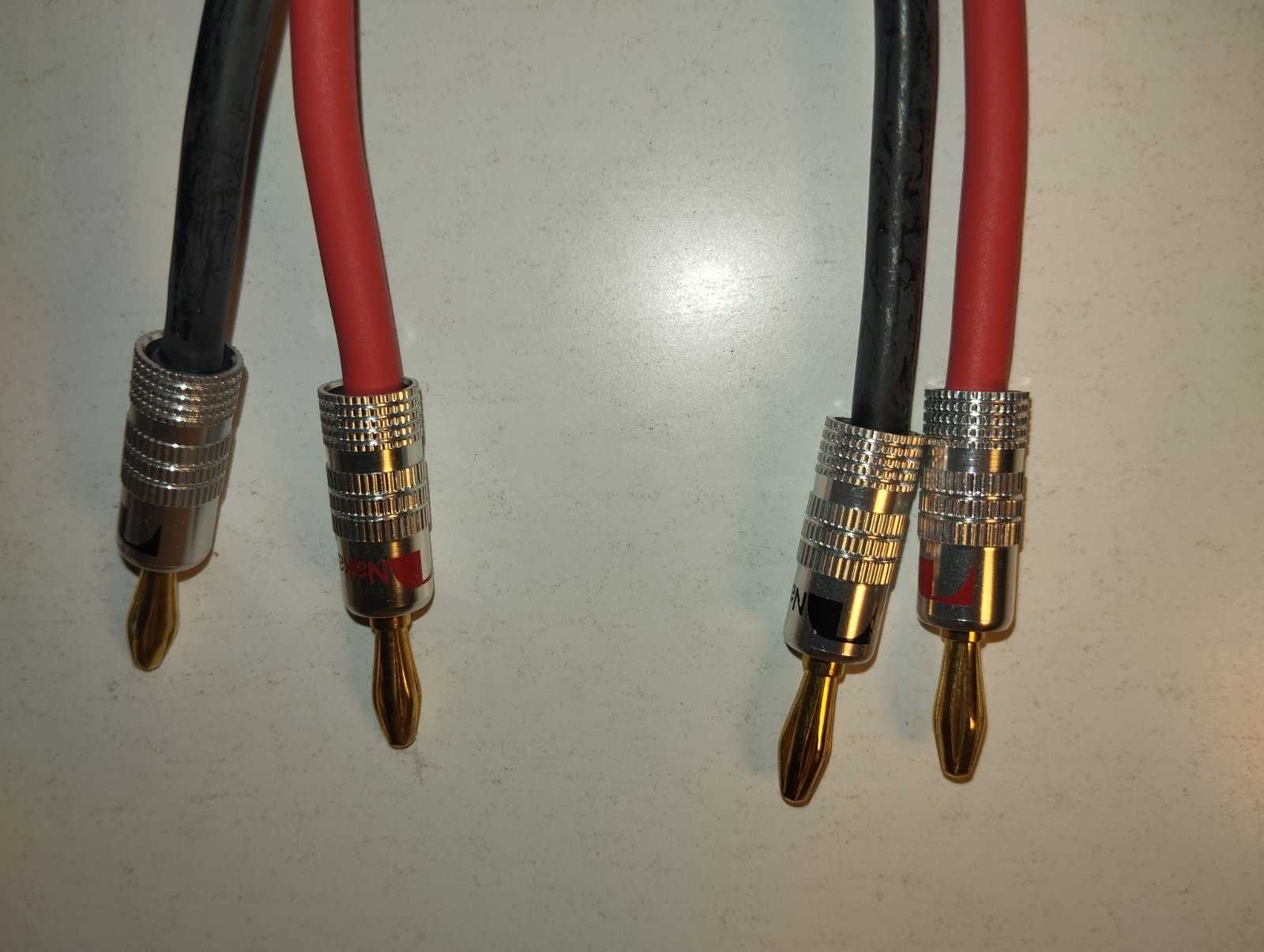 kabel akustyczny o długości 2 metrów i przekroju 4 mm