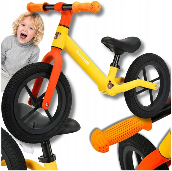 Lekki i stabilny rowerek biegowy dla najmłodszych – idealny jako pierw