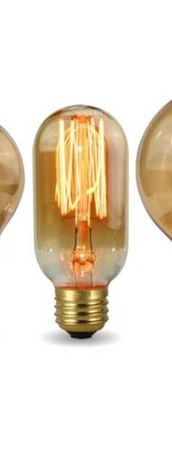 Винтажная лампа Едисона лампочка освещение желтое декор в ресторан