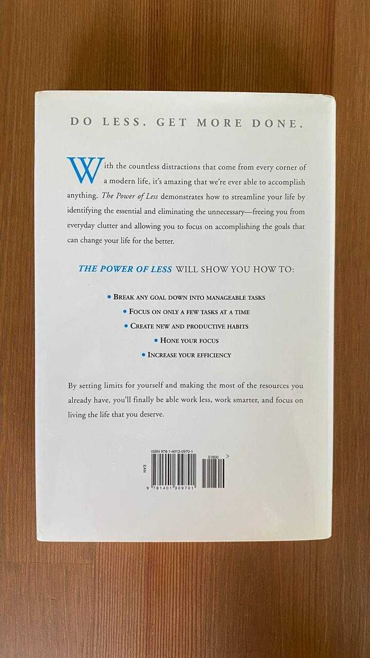 Sprzedam książkę - The Power of Less (Leo Babauta).