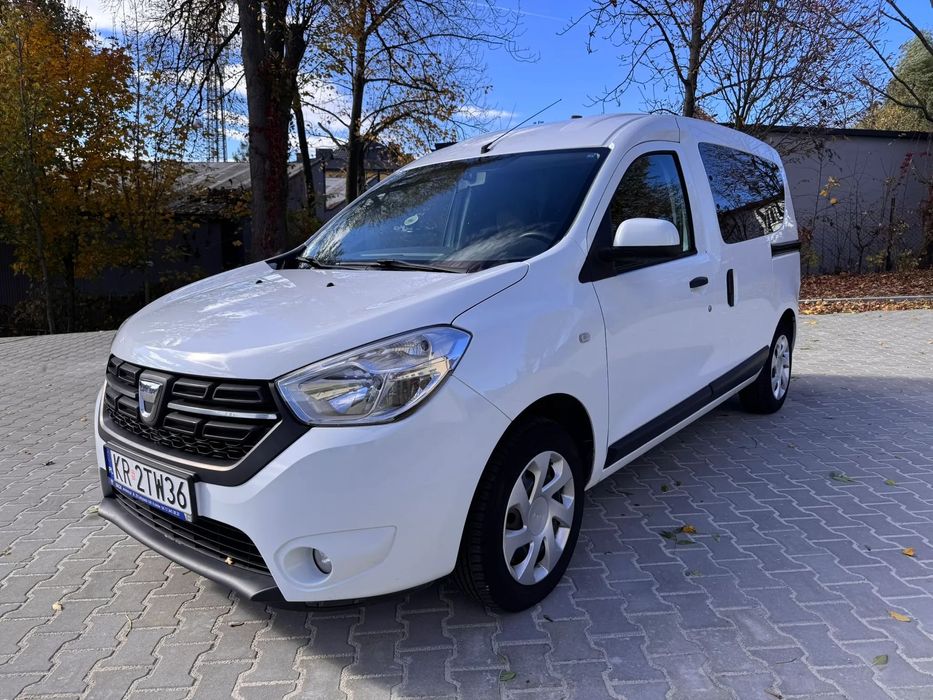 Dacia Dokker Serwisowany tylko w ASO, Faktura VAT, Fabryczne LPG, salon PL