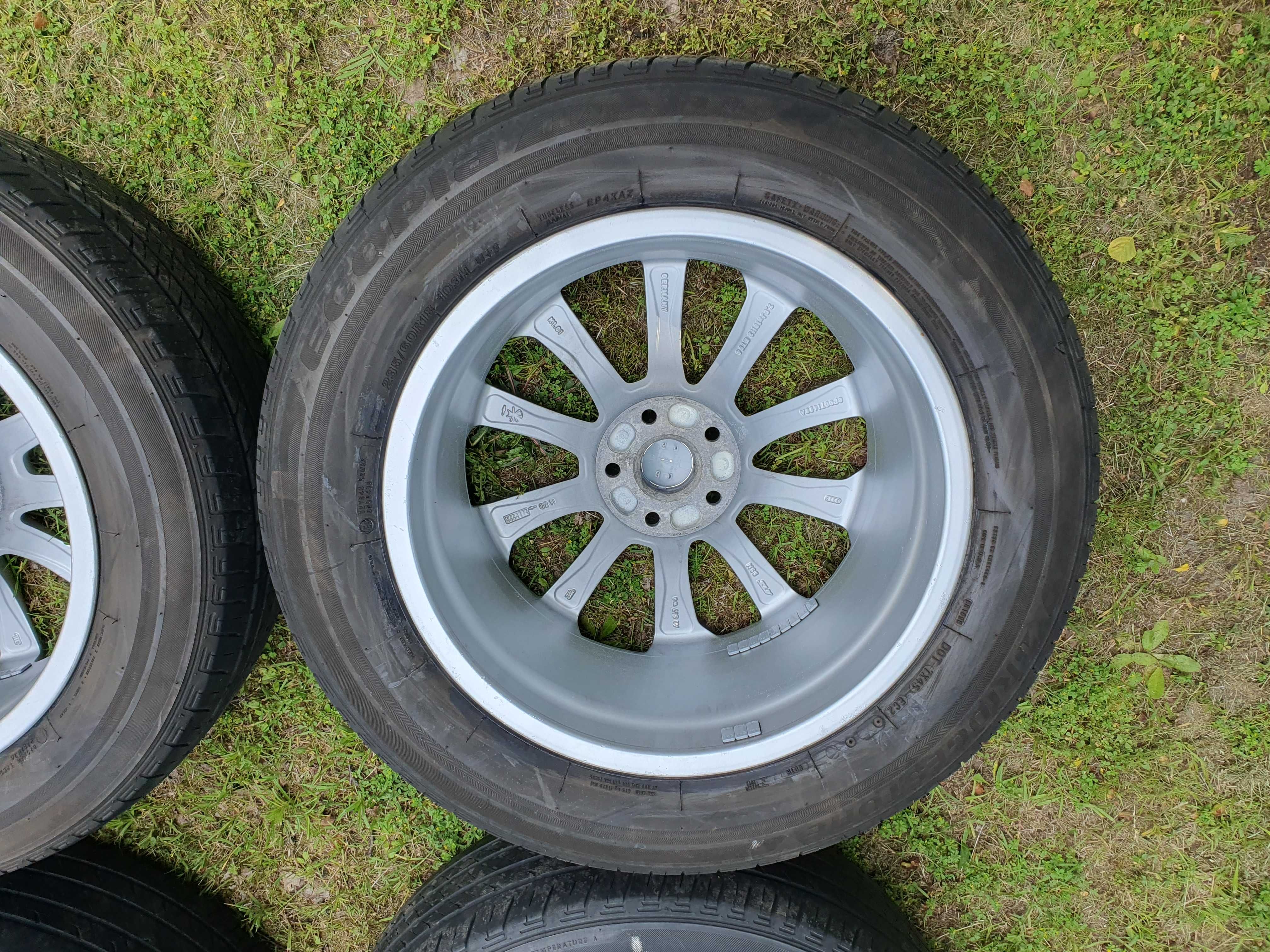 Koła 18" oryginalne Audi ET54 5x112 + Bridgestone 235/60r18 0522