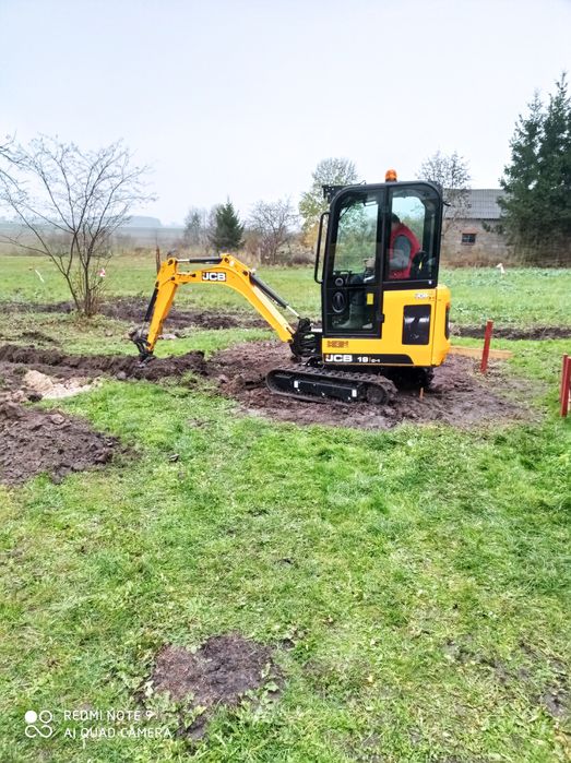 Minikoparka - Koparka ; miniładowarka usługi