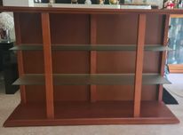 Consola mogno com vidro