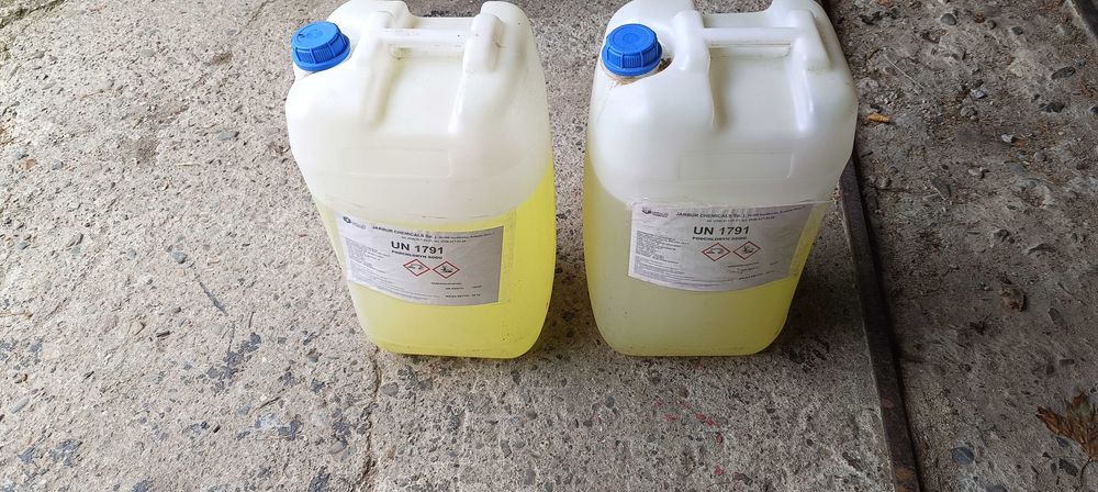 Podchlorn sodu chlor płynny do wody basenu studni