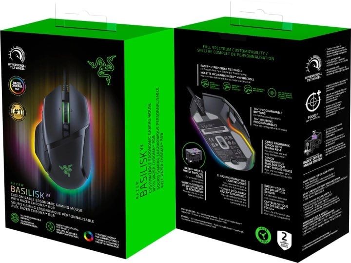 Нова Оригінальна Миша Razer Basilisk V3 USB Black