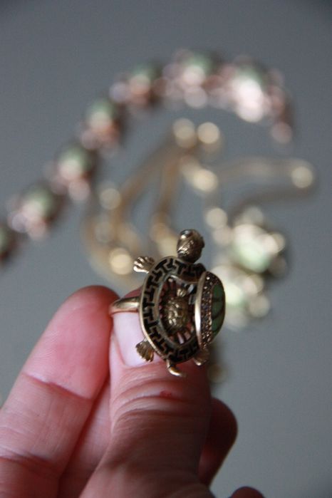 Гарнитур из жёлтого золота