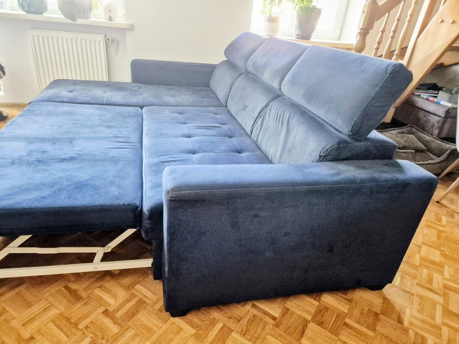 Narożnik z funkcja spania
