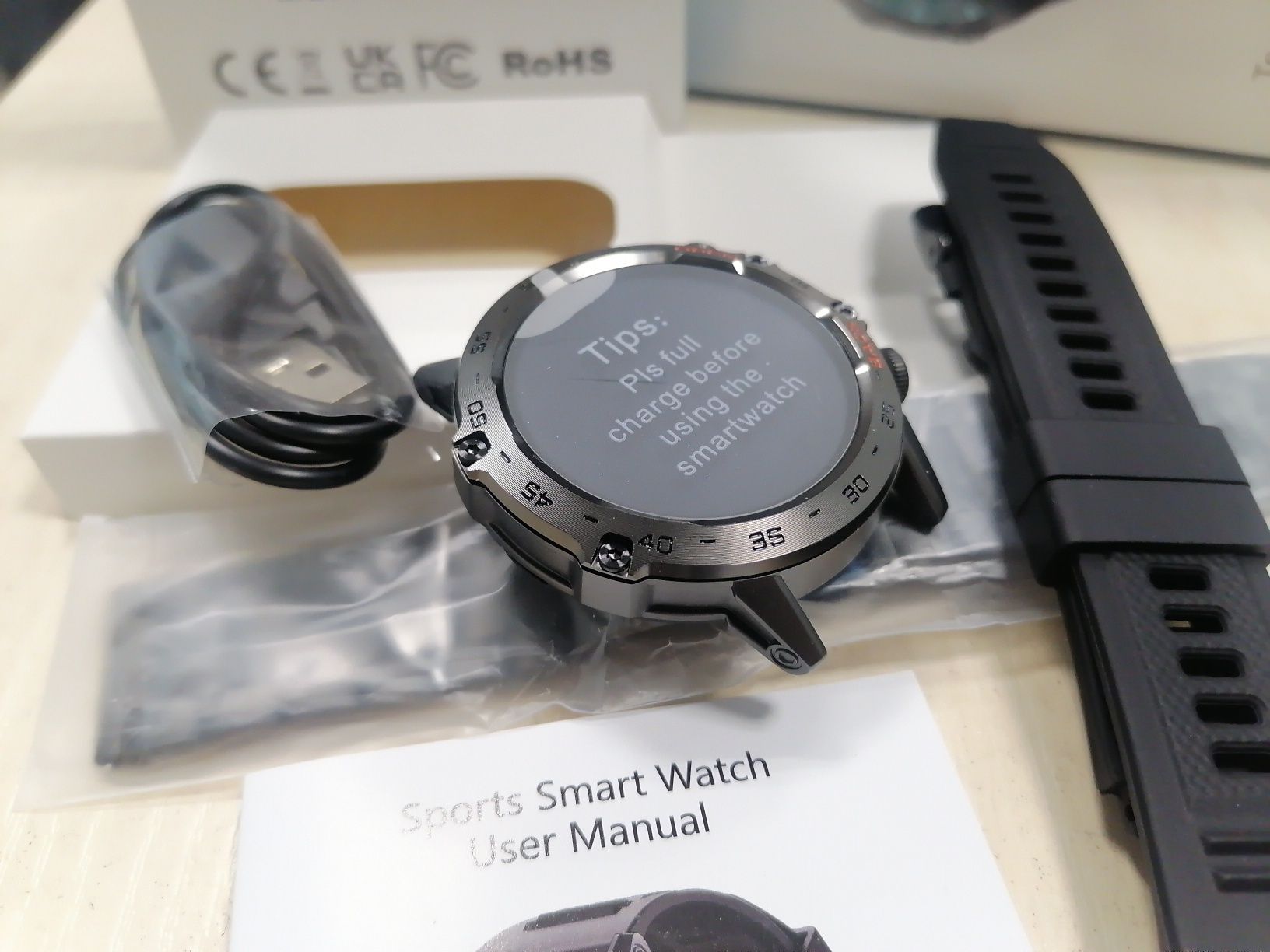 Смарт часы Smart watch стальной противоударный корпус