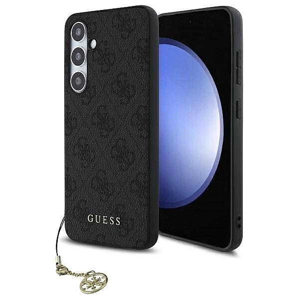 Guess GUHCS24FEGF4GGR S24 FE S721 szary/grey hardcase 4G Charms Collec