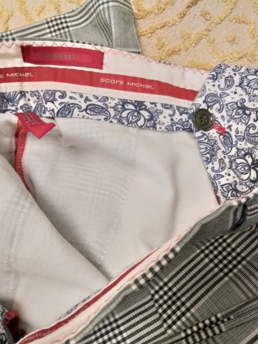 Брюки S штани зелені slim