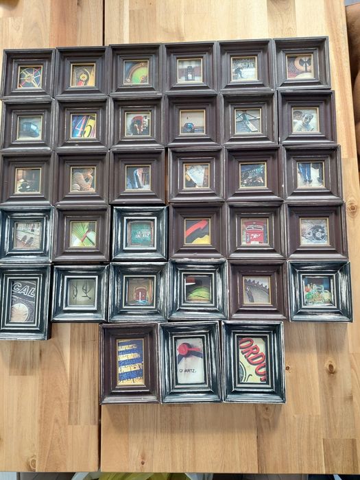 Ramki z grafiką 11x11 cm .