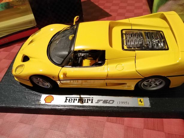 Coleção Shell Ferrari Amarelo F50 (um*dezoito)