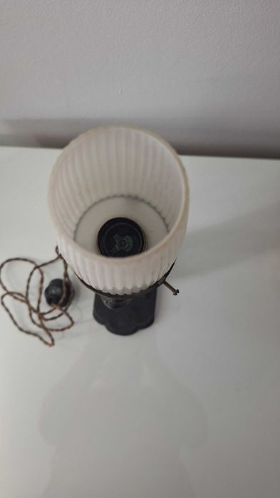 Stara Lampka stołowa  Przedwojenna Myślistwo Chłopiec