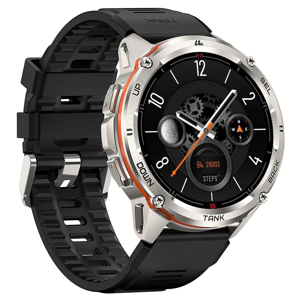 Тактические смарт часы Kospet TANK T3 Ultra + GPS + Compass