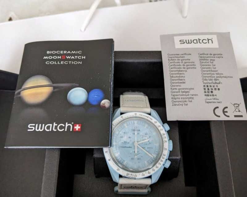 Swatch x Omega Bioceramic Moonswatch Mission to Uranus
