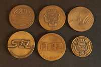 colecção de medalhas de bronze div
