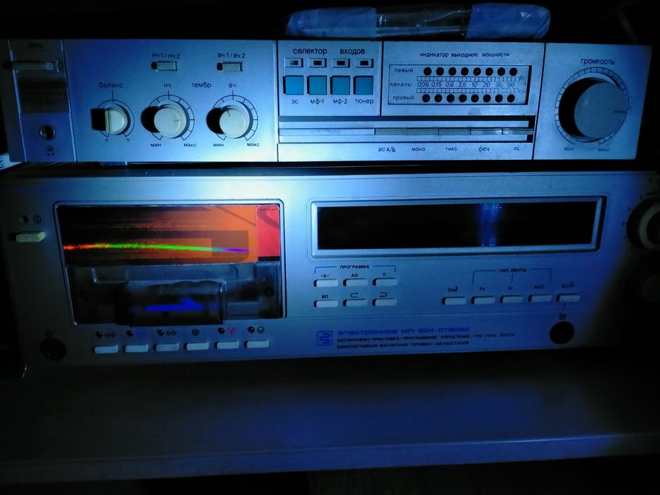 Касетний магнітофон Електроніка МП-204 Стерео