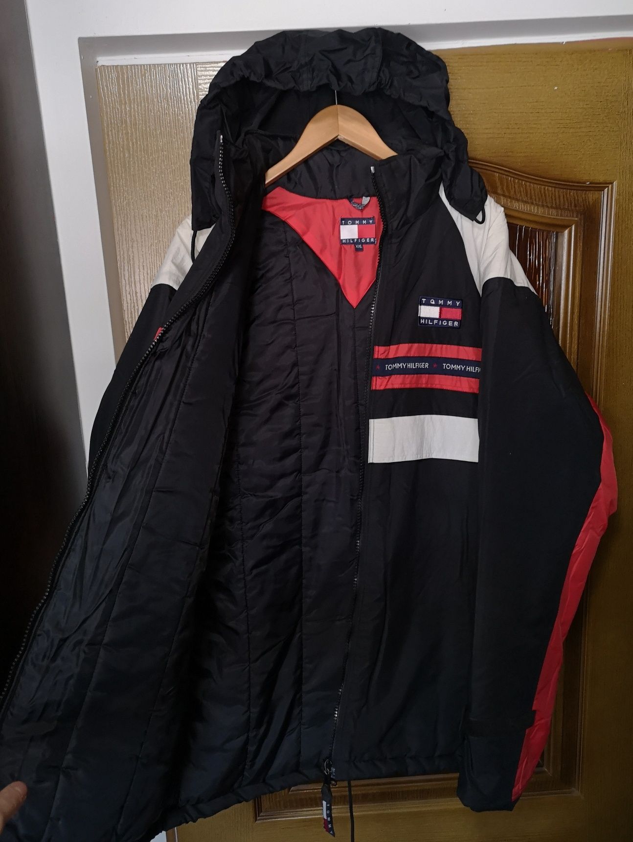 Tommy Hilfiger kurtka zimowa męska vintage retro 90's rare unikat