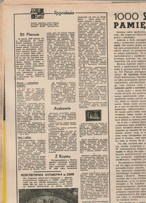 Przekrój 26 października 1958 Mega prezent na urodziny