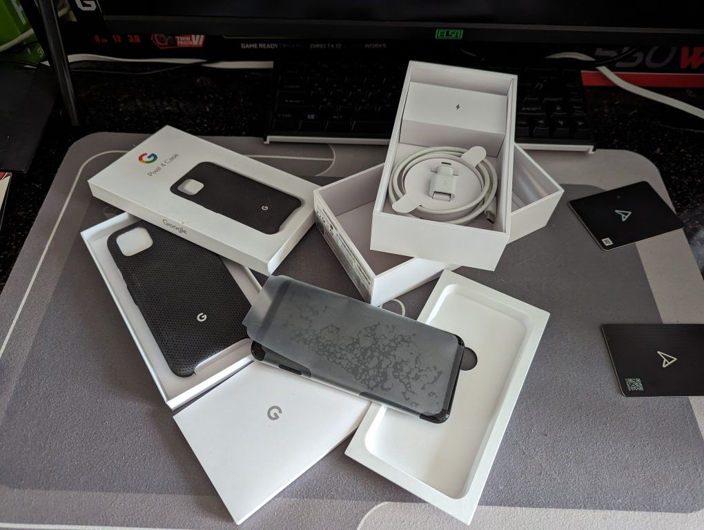 Google Pixel 4 6/64GB-Neverlock, Black, коробка, чохол