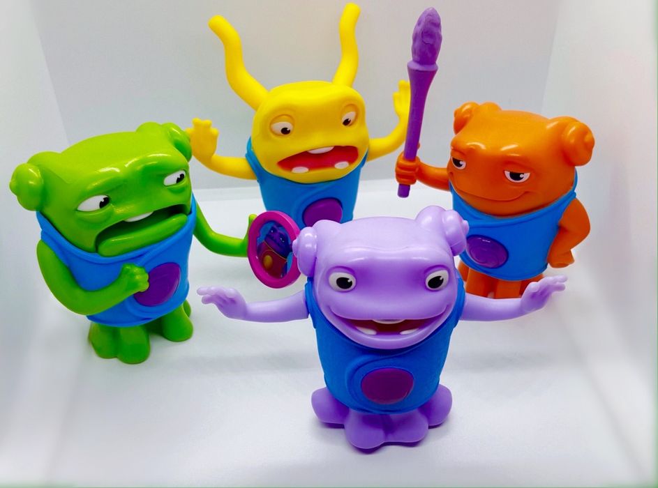 Conjunto 4 Figuras brindes Happy Meal McDonald's 2015 Home