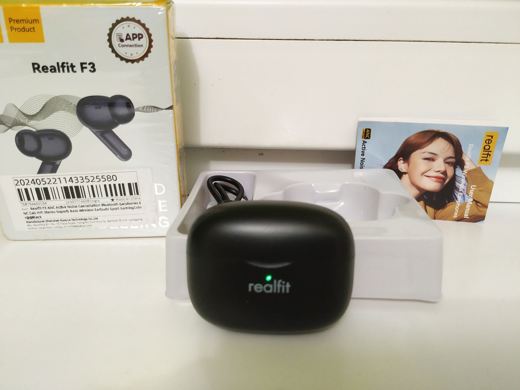 Наушники Original  Realfit f3 ans, будь с музыкой