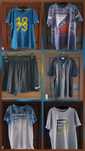 Zestaw 6 sztuk rozmiar L: 4 tshirt, 1 koszulka polo i 1 spodenki Nike