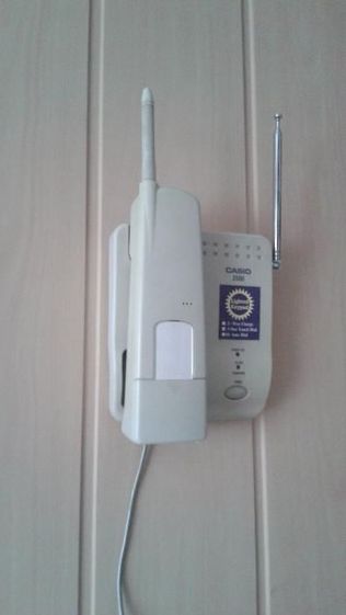 Casio Cordless Telephone Model 2500 telefon biały kolekcjonerski