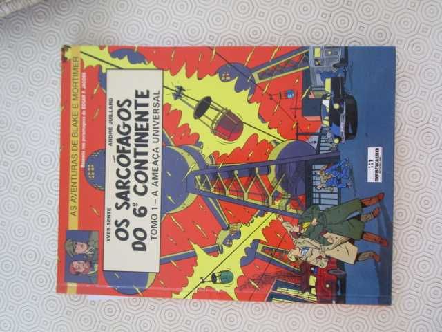 blake mortimer Meribérica capa DURA  os Sarcógrafos do 6º continente