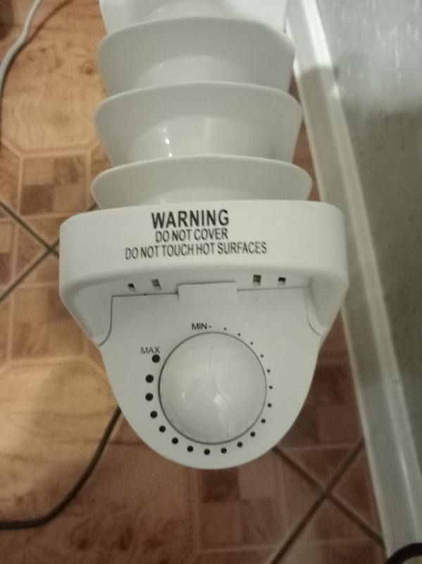 Grzejnik olejowy B&Q 500 W biały