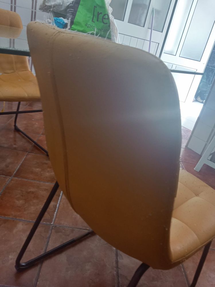 Mesa vidro 4 cadeiras