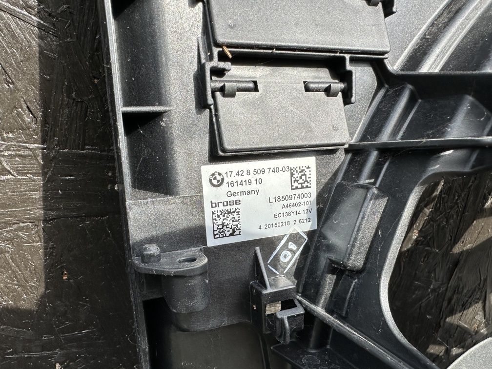 NOWY Wentylator klimatyzacji chłodnicy BMW F10 520d 530d 6 F06 7 F01