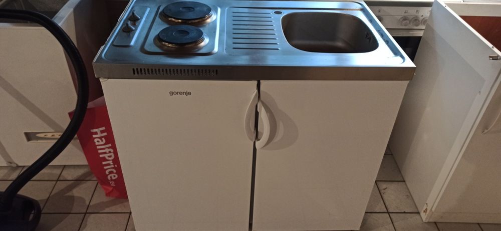 Zestaw Gorenje Lodówka Kuchenka Zlew