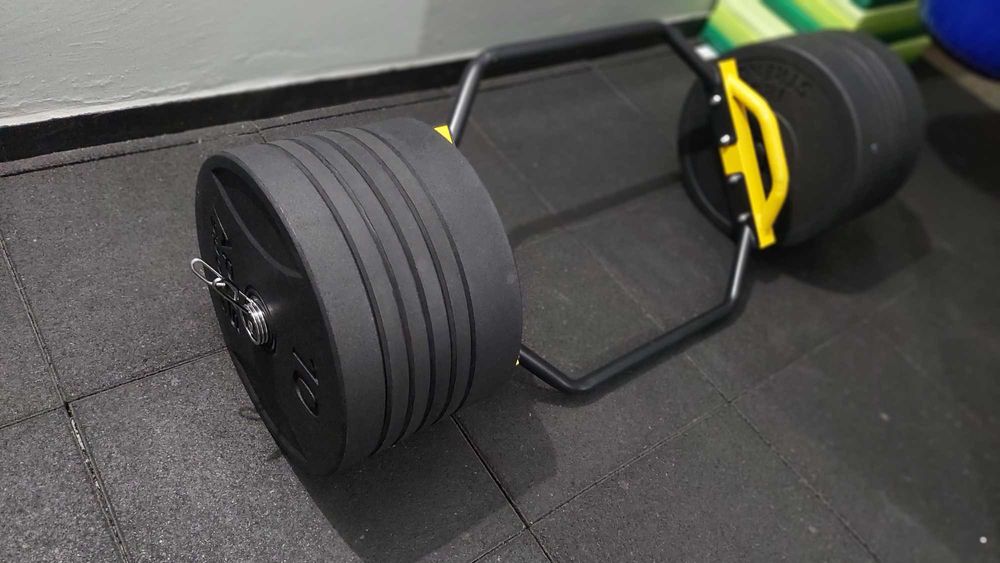 Zestaw bumpery 100 kg + gryf olimpijski 220 cm 20 kg + zaciski NOWE