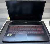 Laptop msi GF75 17.3” USZKODZONY