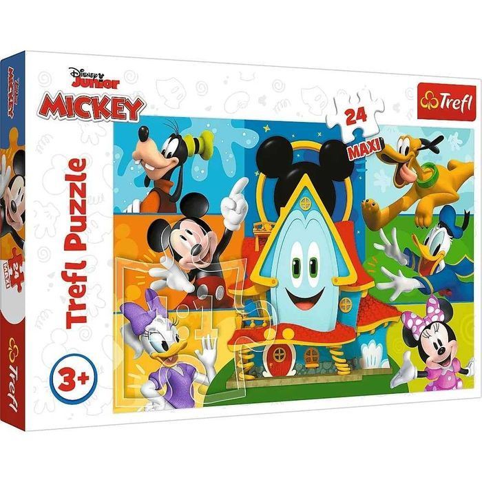 Puzzle Maxi 24 elem. Myszka Miki i przyjaciele Trefl