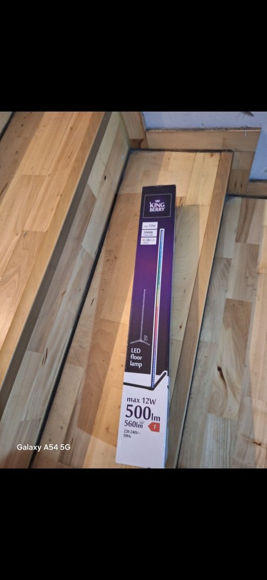 Lampa podłogowa narożna  Lec
