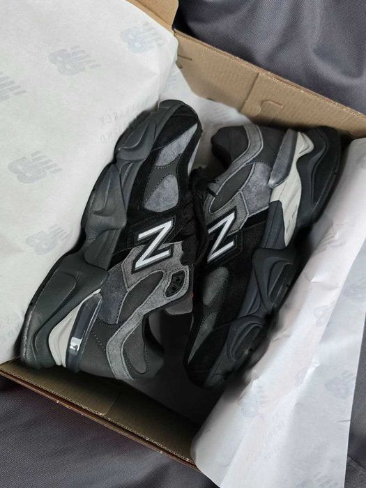 ХУТРО! New Balance 9060 Black Grey Fur 37 38 39 40 41 42 43 44 45 46