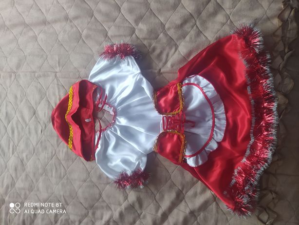Новорічний костюм Червона шапочка (новогодний костюм Красная шапочка)
