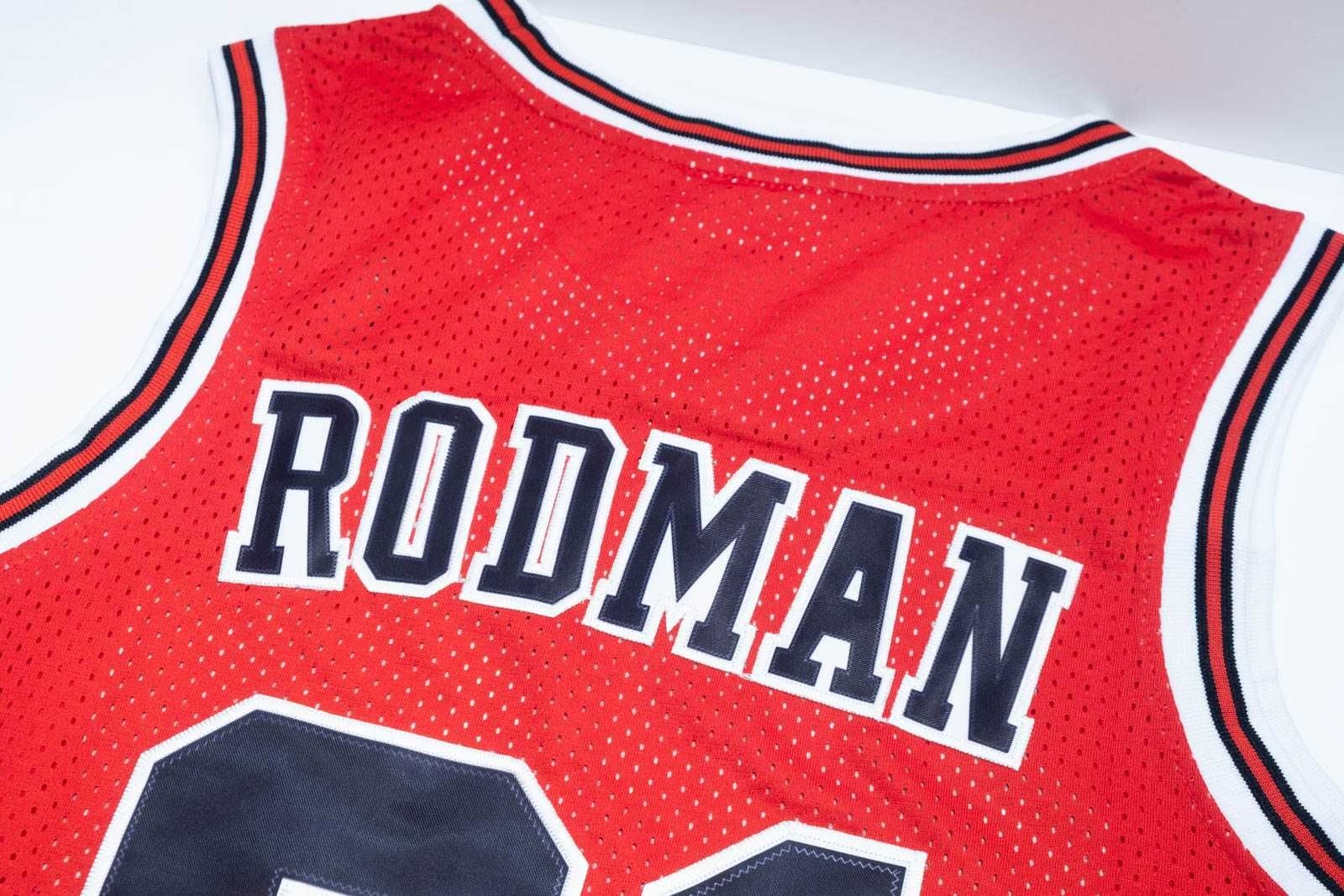 Koszulka NBA, koszykówka, Chicago Bulls, Rodman, czerwona, roz S, nowa