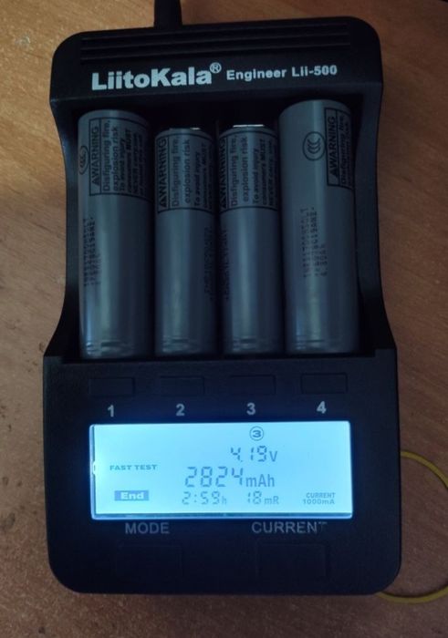 Lg m29 2850 ma 22mOm 18650