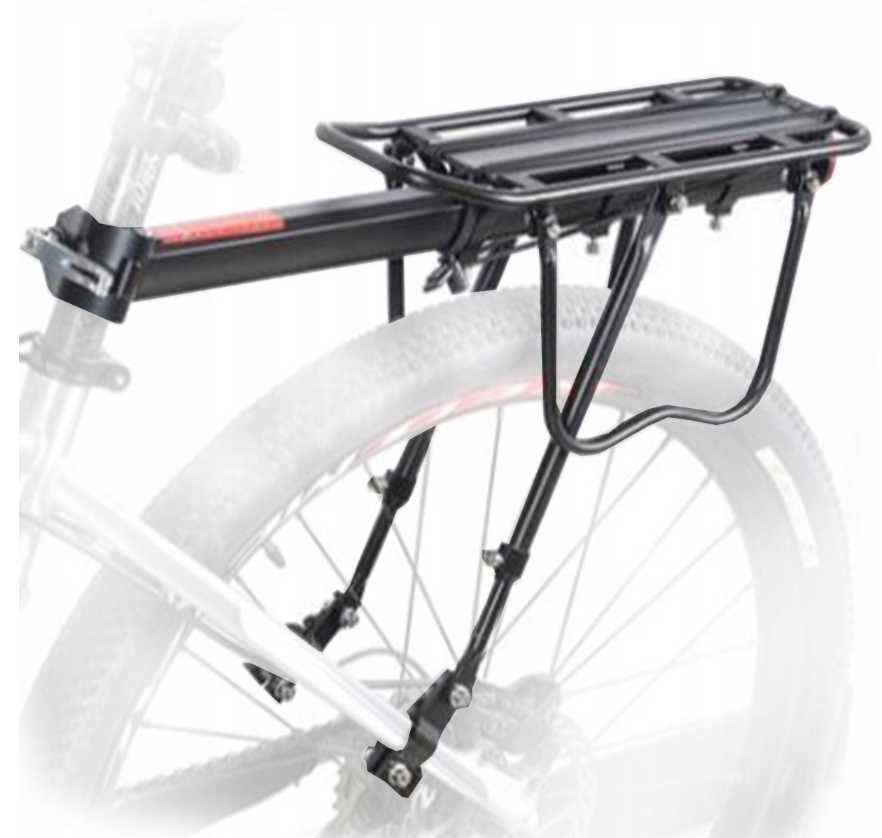 Zestaw: bagażnik rowerowy + torba i sakwy – aluminiowy