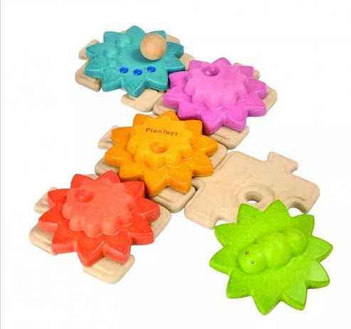 Puzzle koła zębate Standard - Plan Toys