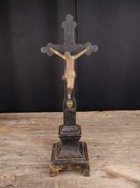 krzyż drewniany stary antyk krucyfiks