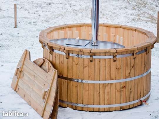 Gorąca Beczka Kąpielowa Bania Ruska Balia Sauna Ogrodowa Hot Tuba