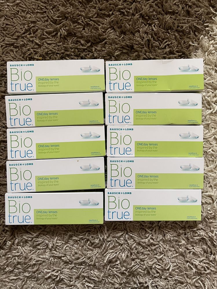 Одноденні контактні лінзи BAUSCH + LOMB Biotrue(5штук)