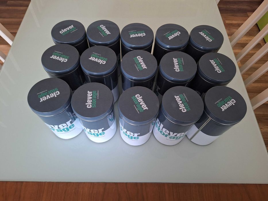 puszka metalowa 15szt nowe