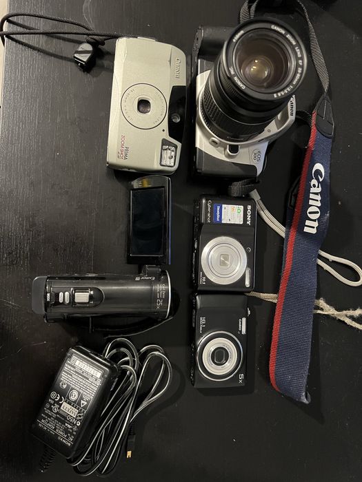 Lote cameras Sony, Casio, Canon